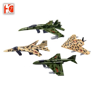 alloy military battle airplane emulation die cast combat aircraft pull back toy vehicle 1:64 metal toy fighter plane for child