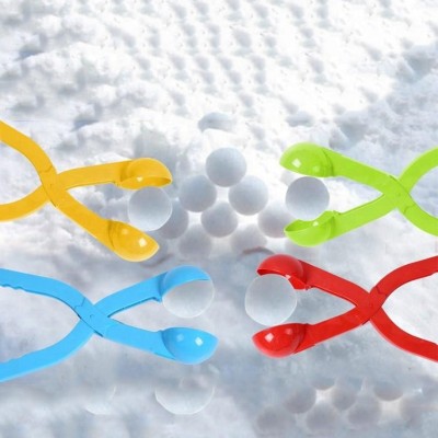 winter snowball fight kids outdoor favor play snowball maker toys sand mold maker tool plastic snowball clip