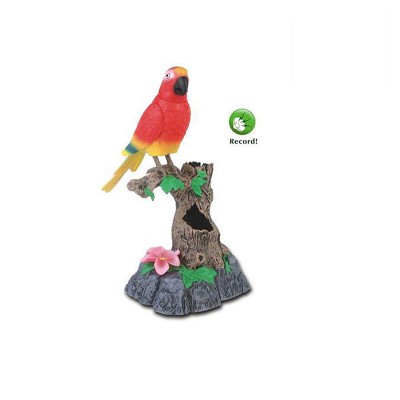 sound control lovey animated plastic bird toy vintage decoration craft gift battery operated recording singing bird toy for kids