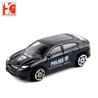 simulation sliding metal car toys boys favor cool vehicle toys hot sale 1:64 diecast alloy police car toy