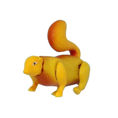 Cheap wholesale wind up forest toy animal kids educational juguetes small plastic clockwork toy squirrel with walk nod function