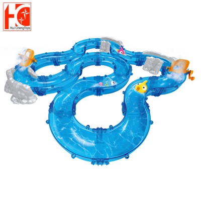 water fun Ocean Park track toy kids fishing rod