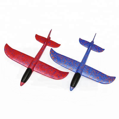 EPP foam 3D airplane model outdoor hand throwing flying aircraft lightweight foam plane glider toy for kids