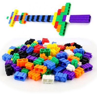 compatible DIY construction toys educational big particles connection toys Colorful kids building blocks kids assembling toys