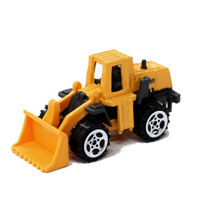 1:64 metal bulldozer truck toys diecast construction machinery mini front wheel loader model toy for display